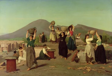 ポンペイの発掘調査、1865